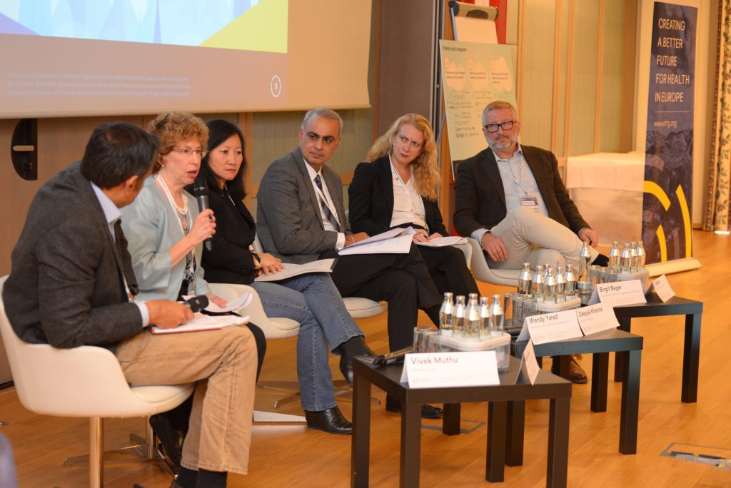 Speakers during the panel discussion