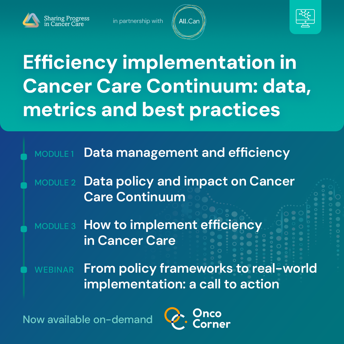 Enhancing Efficiency in Cancer Care Online Training Course by SPCC